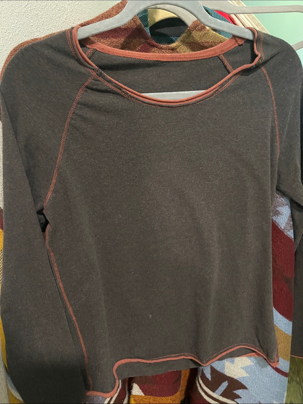 Stretchy grey tee